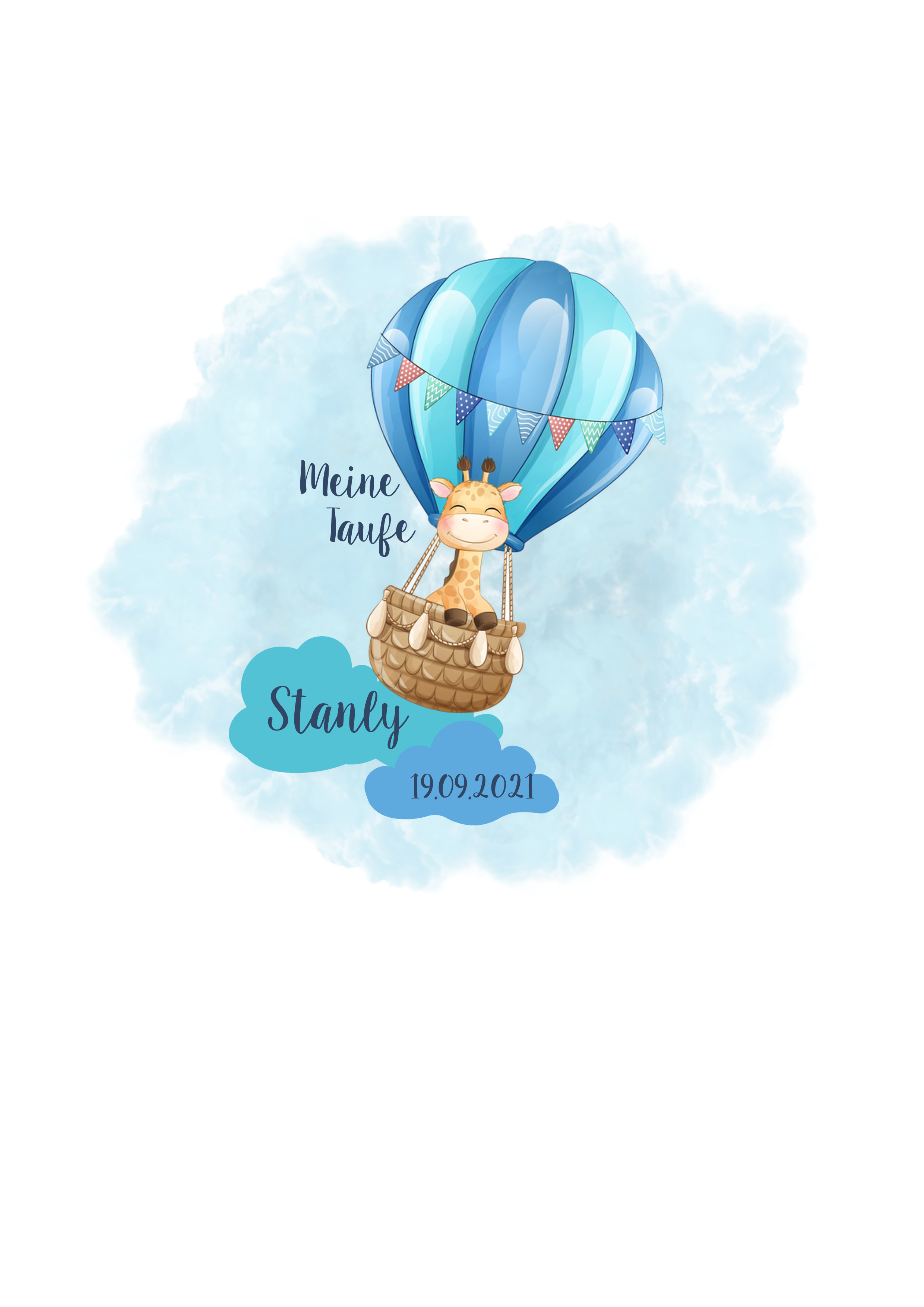 Ballon Giraffe Motiv 403