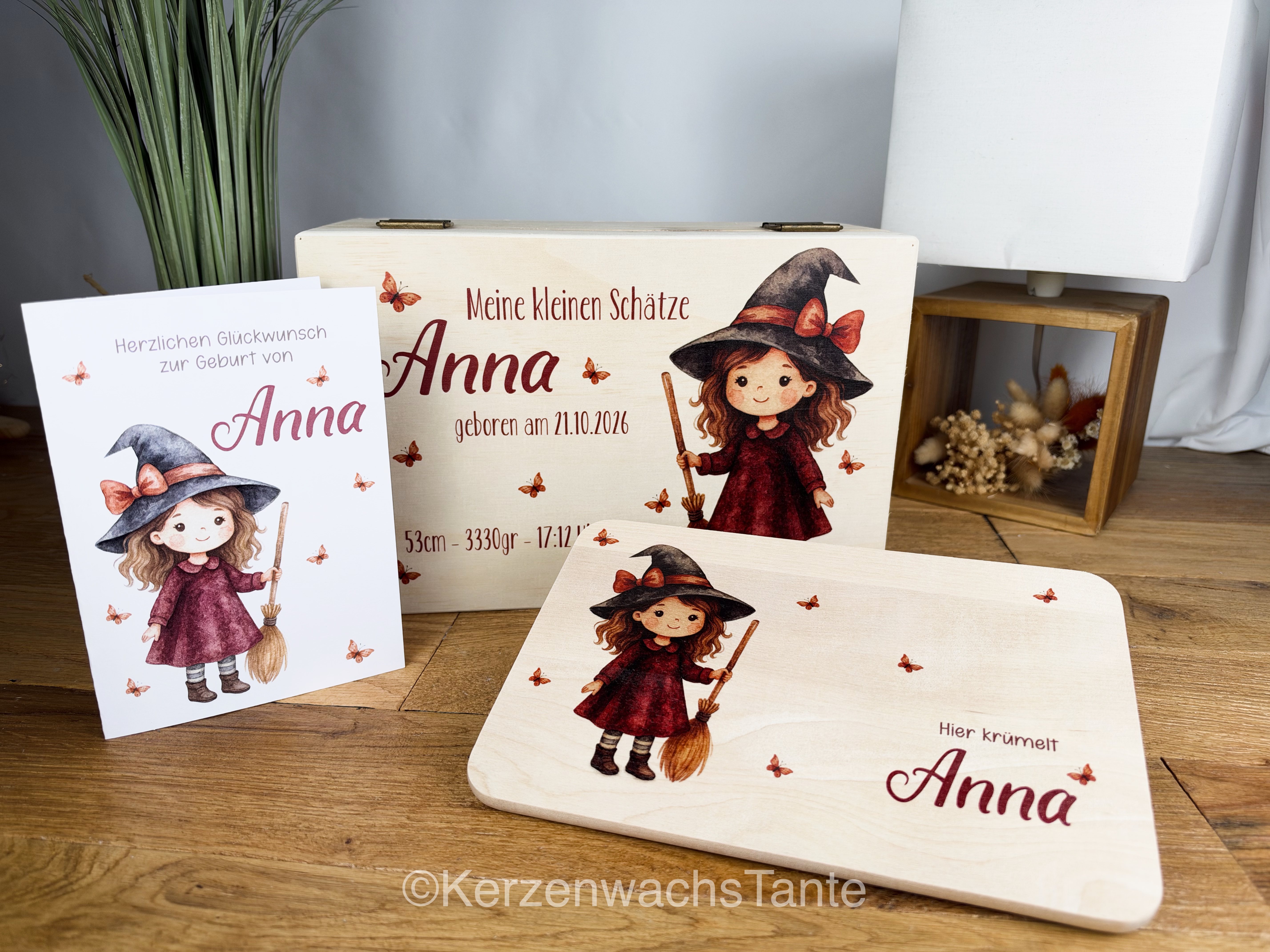 Erinnerungskiste kleine Hexe, Baby, Erinnerungsbox, Baby, Erinnerungskiste, Kiste Geburt, Baby Box Geburt, Wunderwunsch (54)