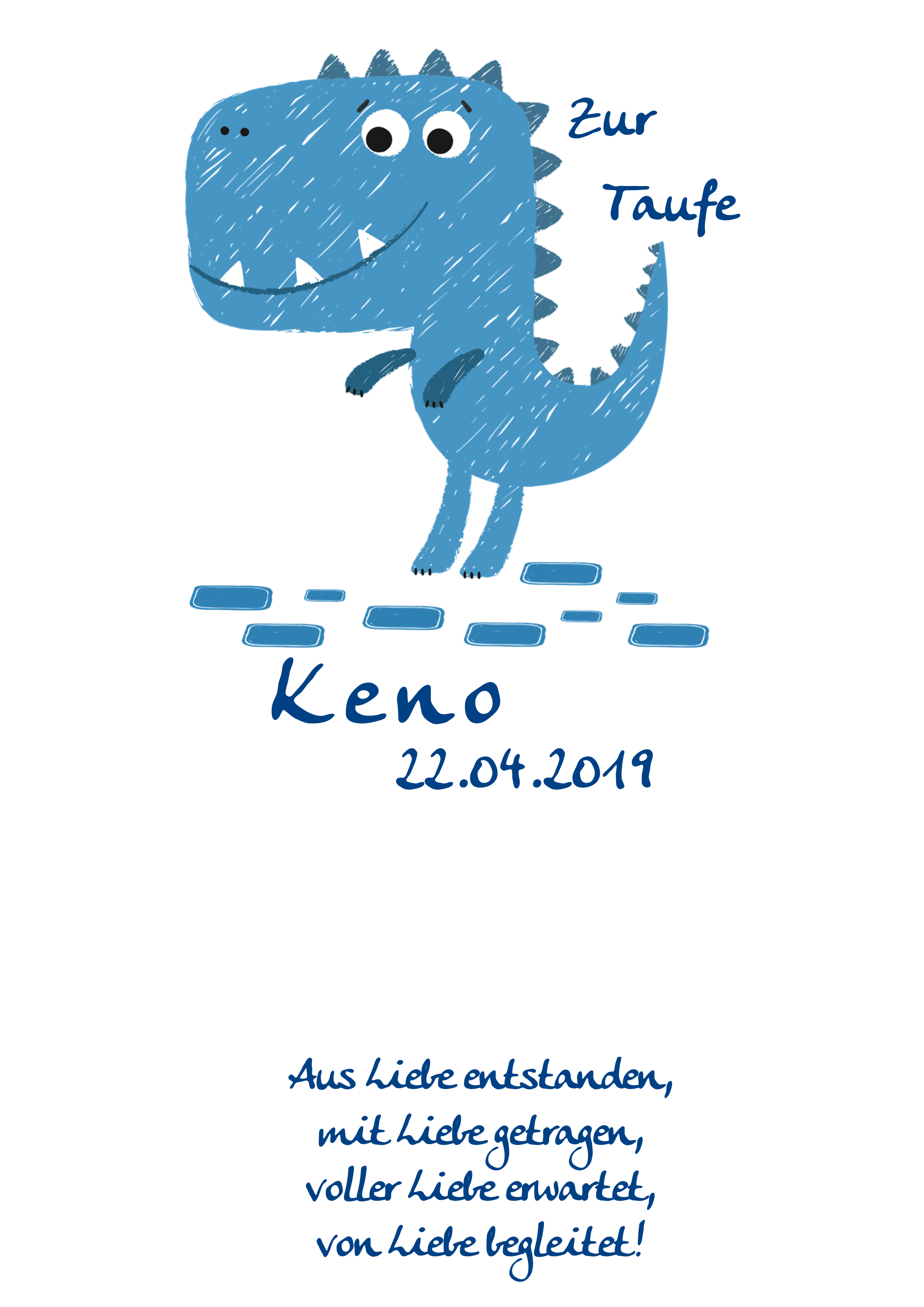 Kerze Dinosaurier 