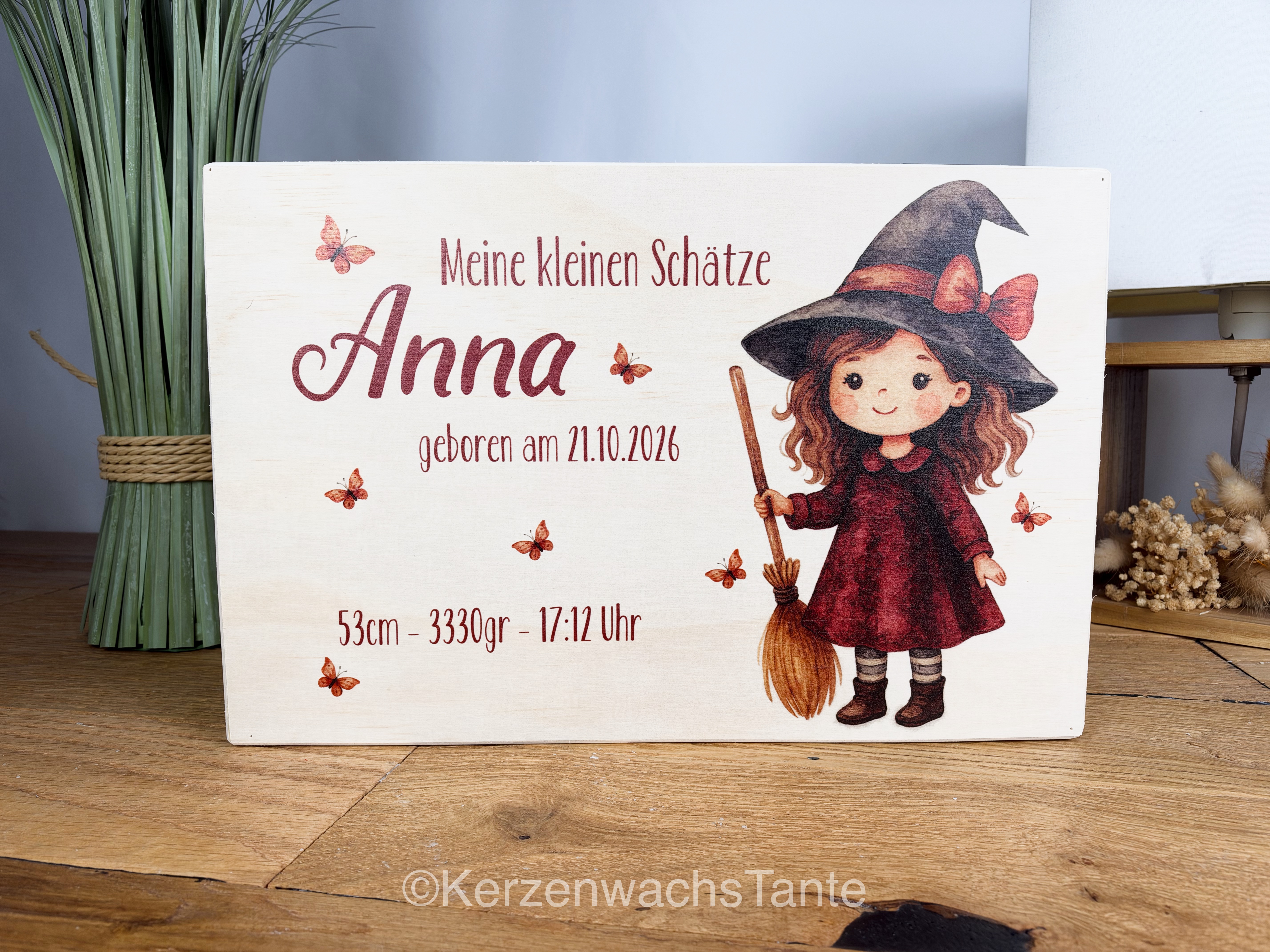 Erinnerungskiste kleine Hexe, Baby, Erinnerungsbox, Baby, Erinnerungskiste, Kiste Geburt, Baby Box Geburt, Wunderwunsch (54)