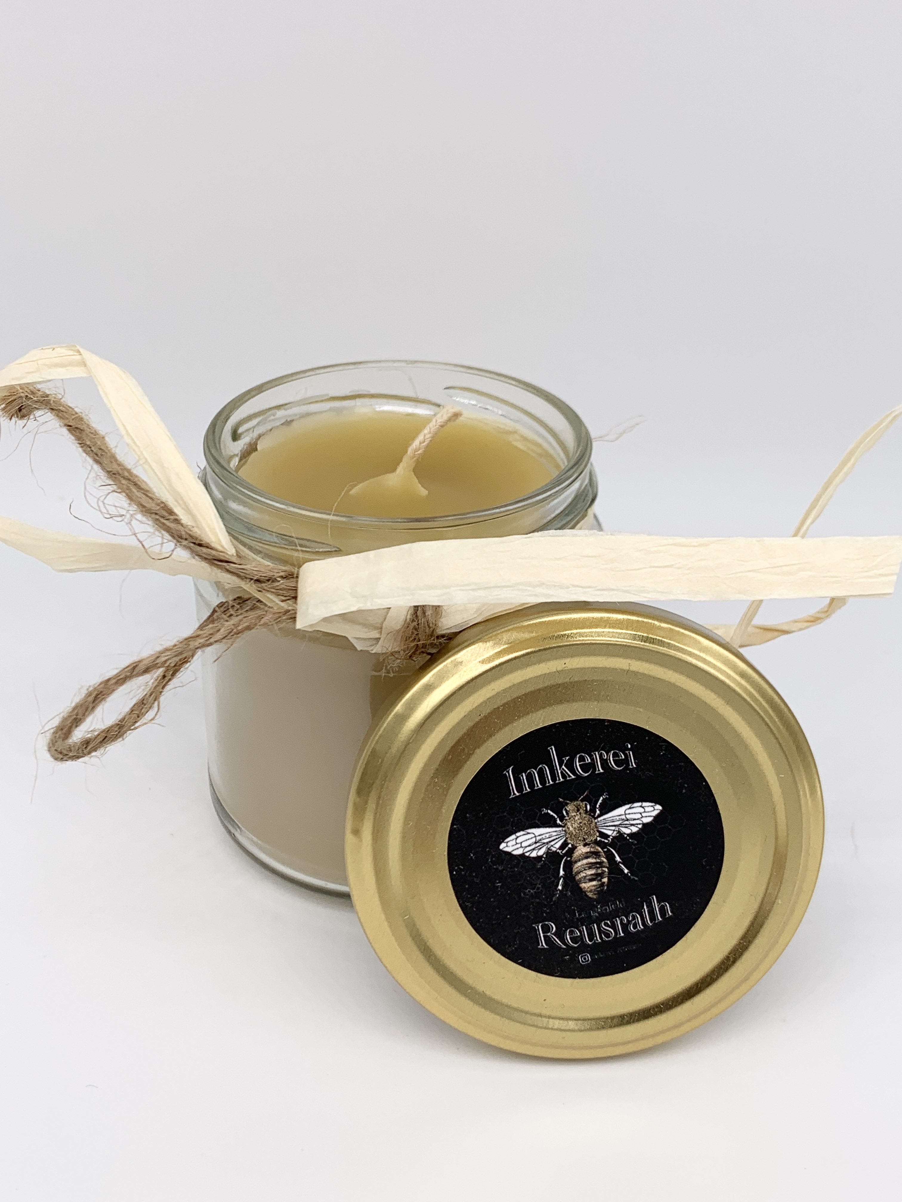 Imkerei Reusrath Bienenwachs im Glas 180g