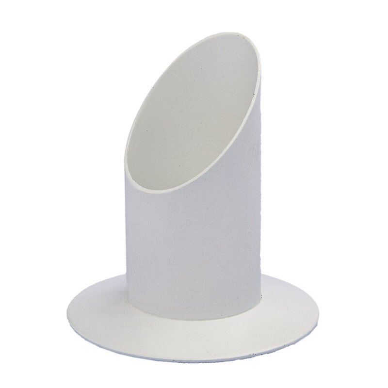 Kerzenleuchter/-Halter weiß für lange dünne Kerzen 4cm Durchmesser Kerzenleuchter/-Halter weiß für lange dünne Kerzen 4cm Durchmesser