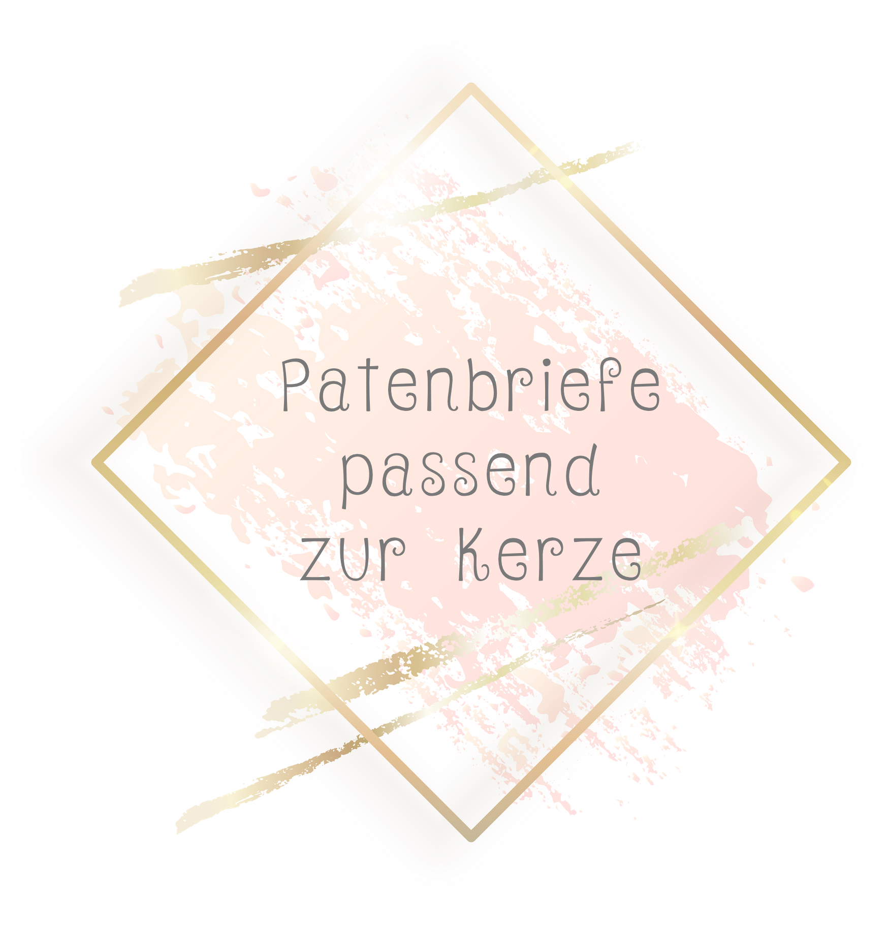Patenbrief passend zur Kerze